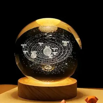 Glowing Galaxy 3D Crystal Ball Night Light