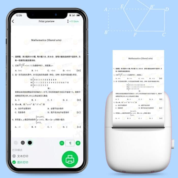 Portable Mini Bluetooth Thermal Printer