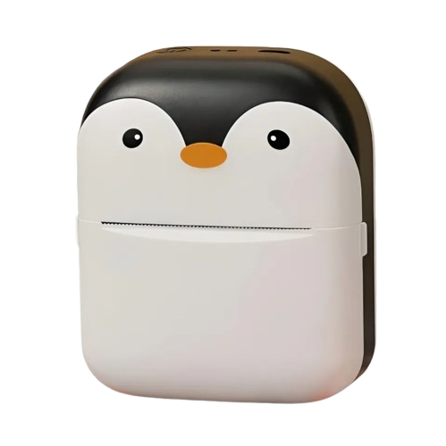 Adorable Penguin Mini Printer – Pocket-Sized Printing Power!