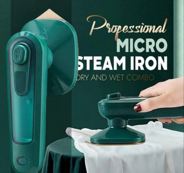 Professional Micro Steam Iron – Handheld Portable Garment Steamer