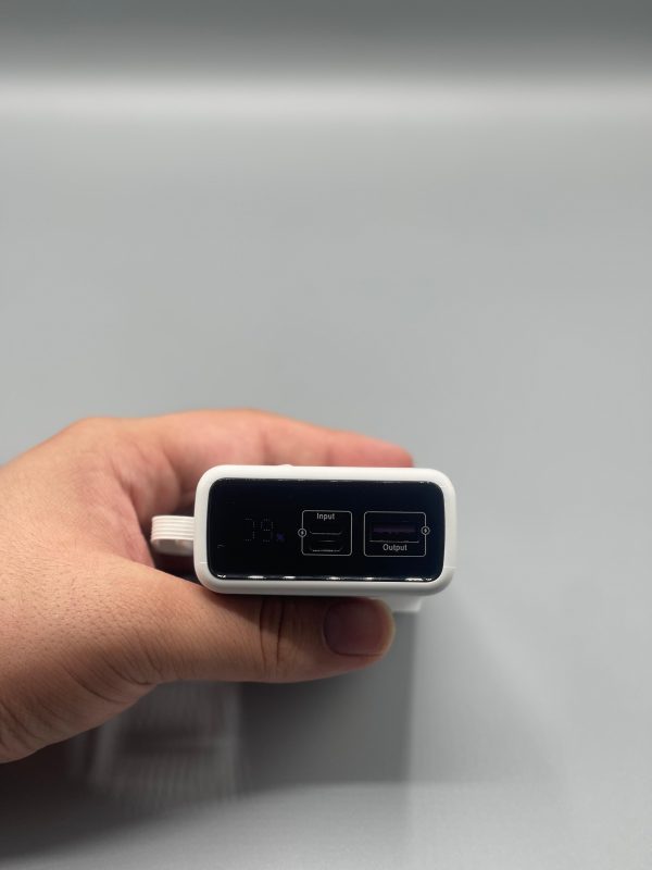 Kamal Wireless 20000mAh Power Bank – With Built-in 3 Charging Cables