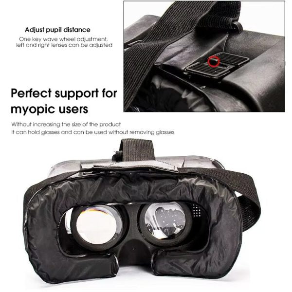 VR Box – 3D Virtual Reality Headset with Remote