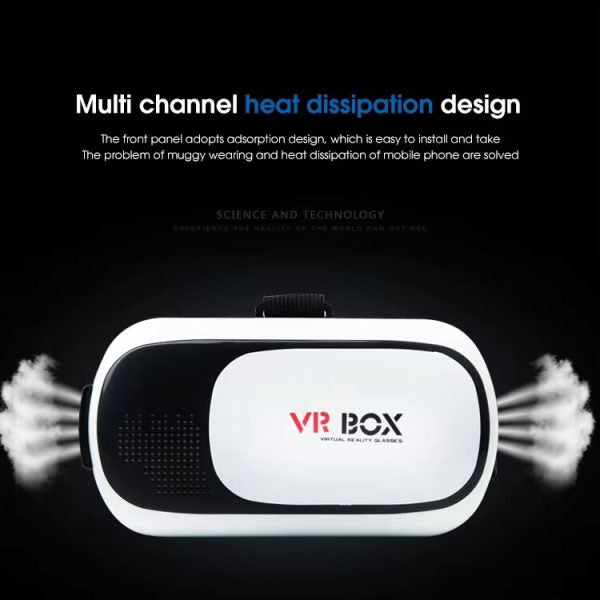 VR Box – 3D Virtual Reality Headset with Remote