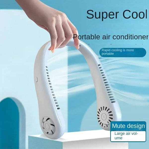 X5 Leafless Neck Fan – Portable & Rechargeable