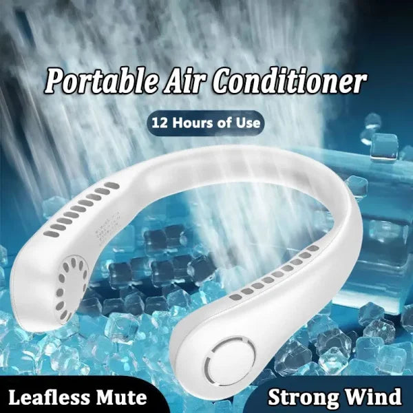 X5 Leafless Neck Fan – Portable & Rechargeable