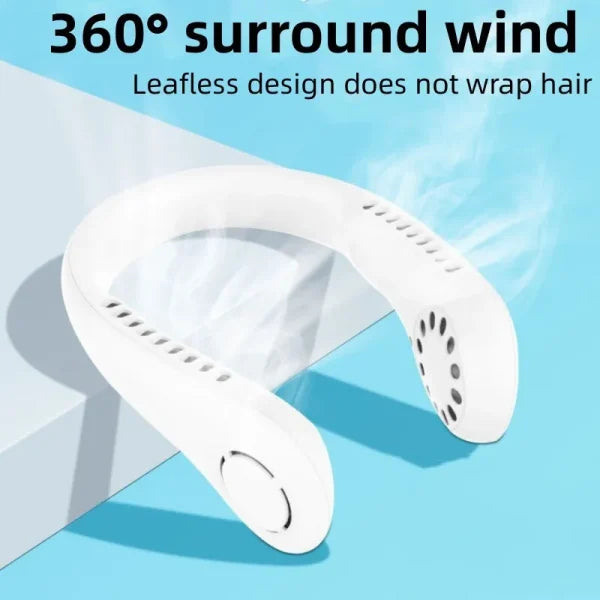 X5 Leafless Neck Fan – Portable & Rechargeable