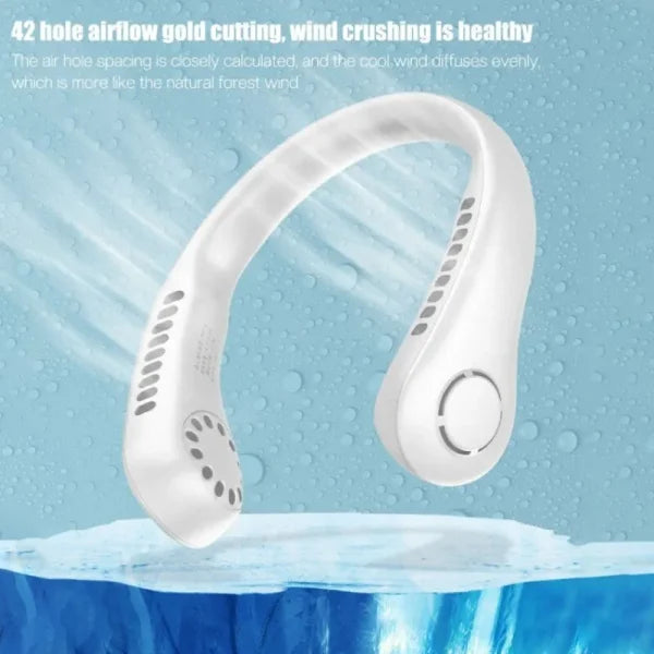 X5 Leafless Neck Fan – Portable & Rechargeable