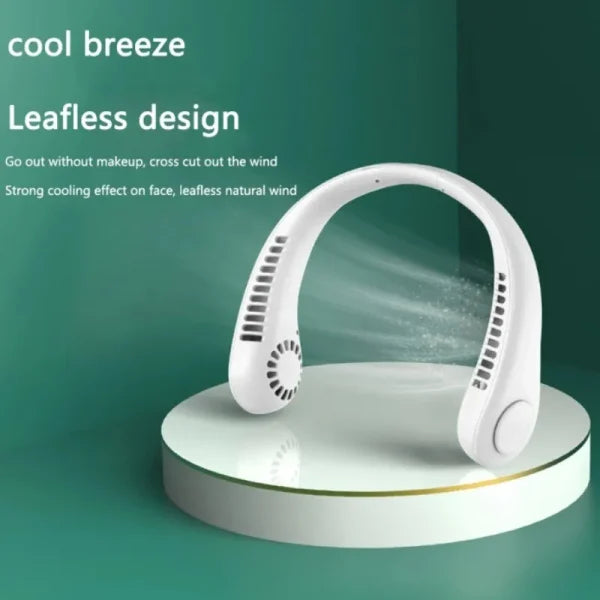 X5 Leafless Neck Fan – Portable & Rechargeable
